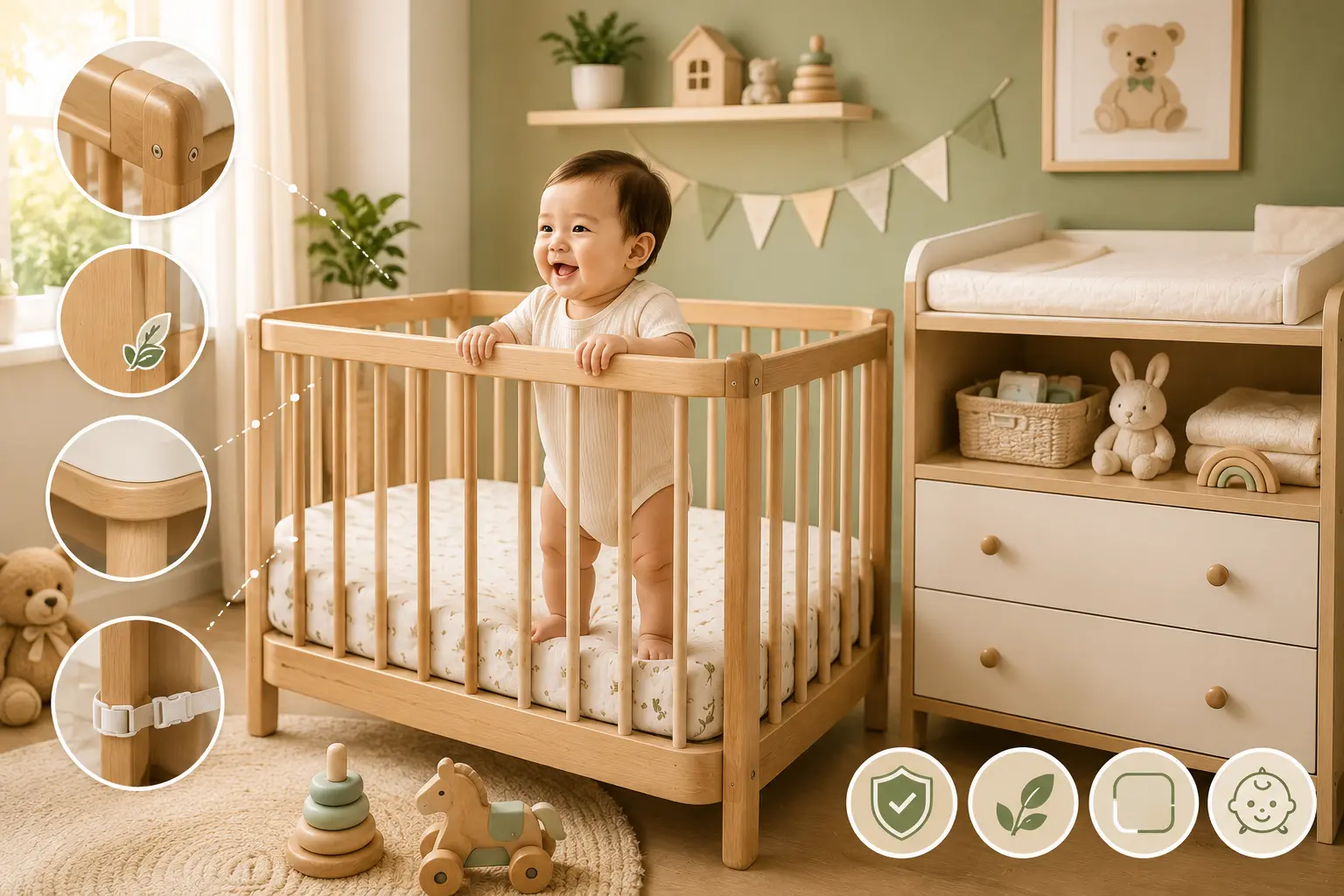 Tips Memilih Furnitur Bayi yang Aman untuk Bayi Aktif