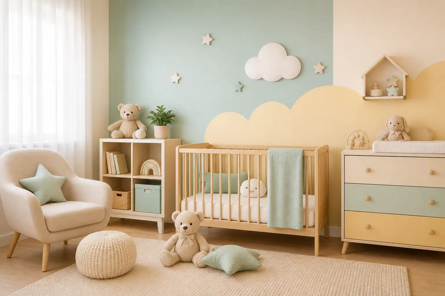 Warna Cat Kamar Bayi yang Menenangkan Menurut Psikologi Warna